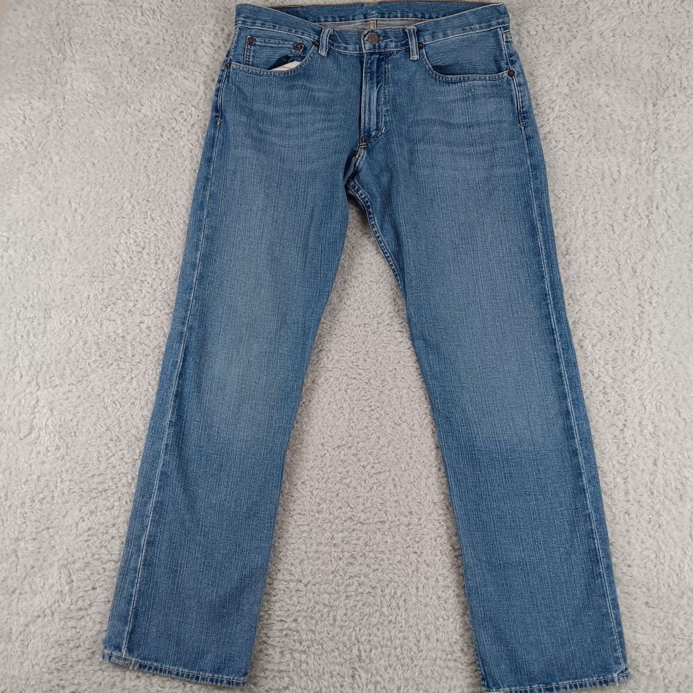 Polo Ralph Lauren Mens Blue Straight Leg Denim Jeans 33x32 4895810DPM